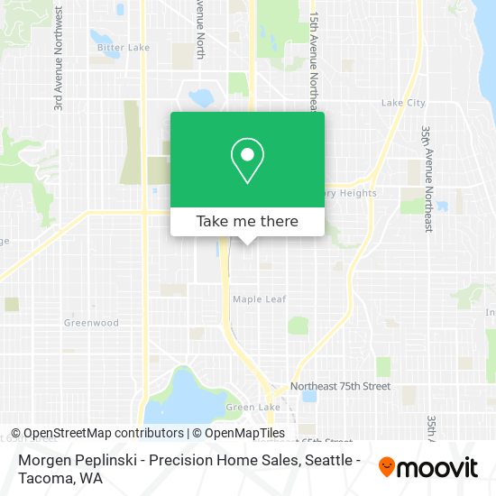 Morgen Peplinski - Precision Home Sales map
