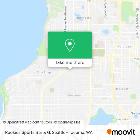 Rookies Sports Bar & G map