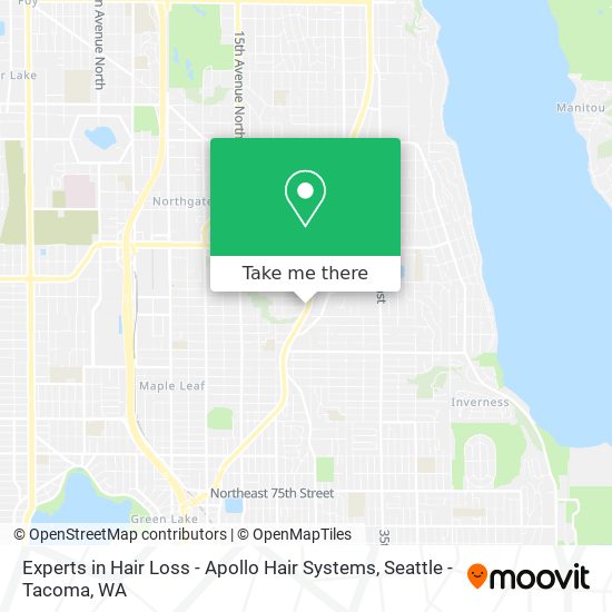 Experts in Hair Loss - Apollo Hair Systems map