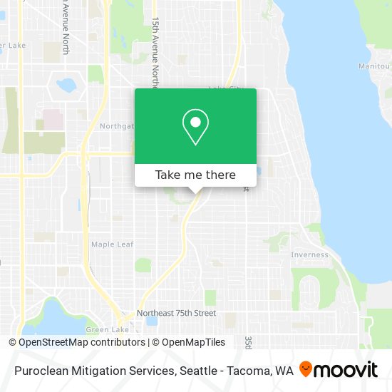 Puroclean Mitigation Services map