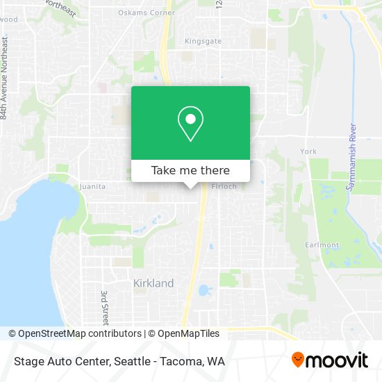 Stage Auto Center map