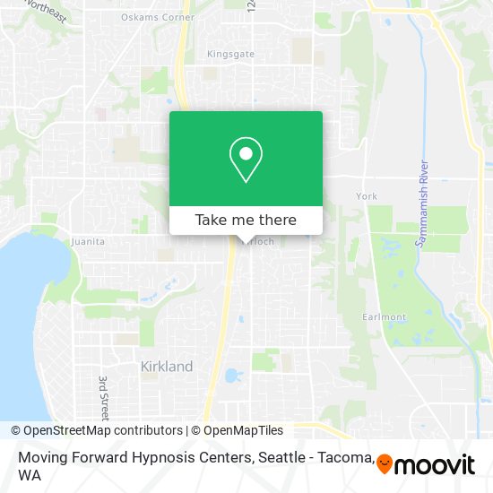 Moving Forward Hypnosis Centers map