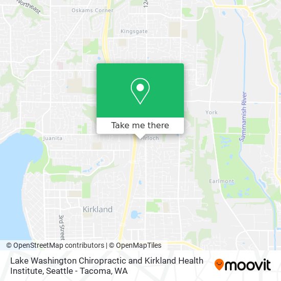 Mapa de Lake Washington Chiropractic and Kirkland Health Institute