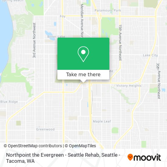 Mapa de Northpoint the Evergreen - Seattle Rehab