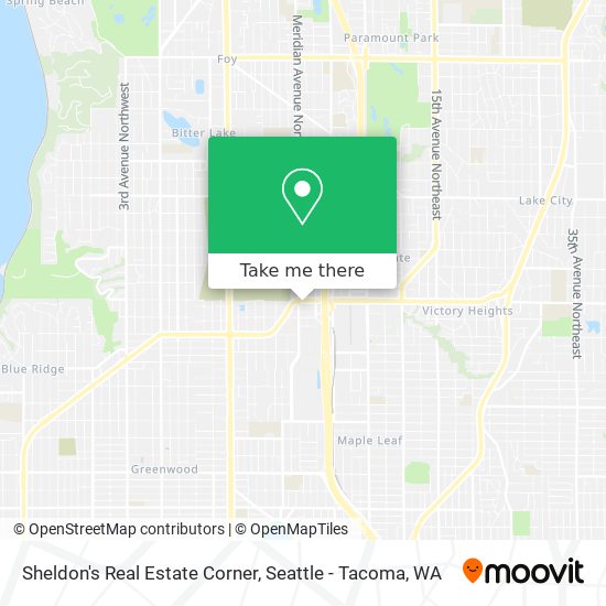 Sheldon's Real Estate Corner map