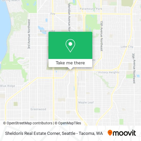 Mapa de Sheldon's Real Estate Corner