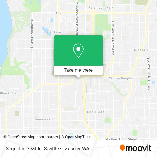 Sequel in Seattle map