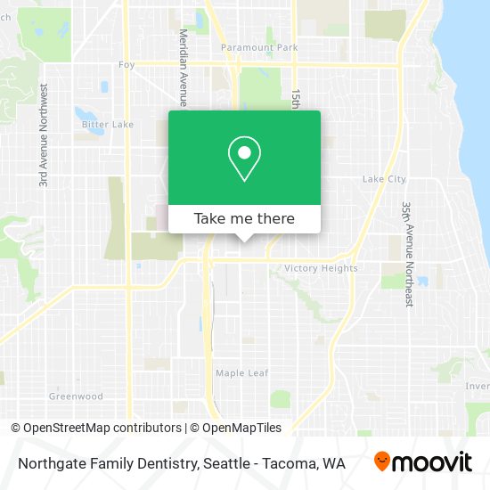 Mapa de Northgate Family Dentistry