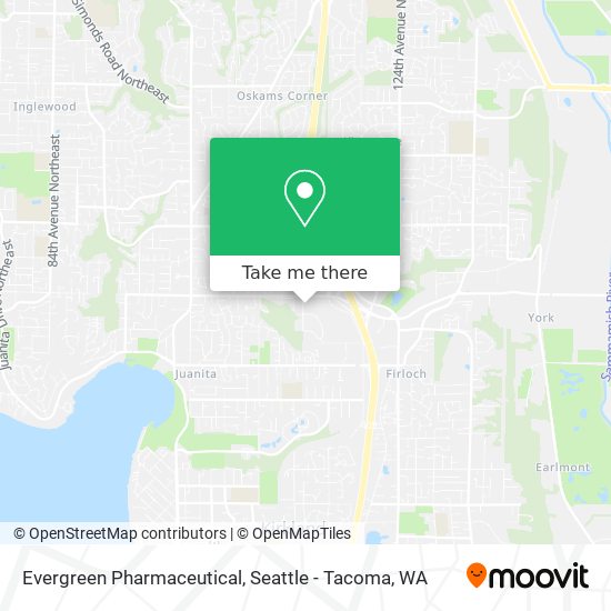 Evergreen Pharmaceutical map