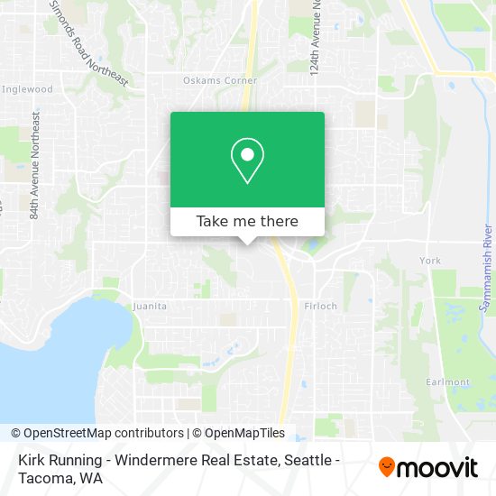 Mapa de Kirk Running - Windermere Real Estate