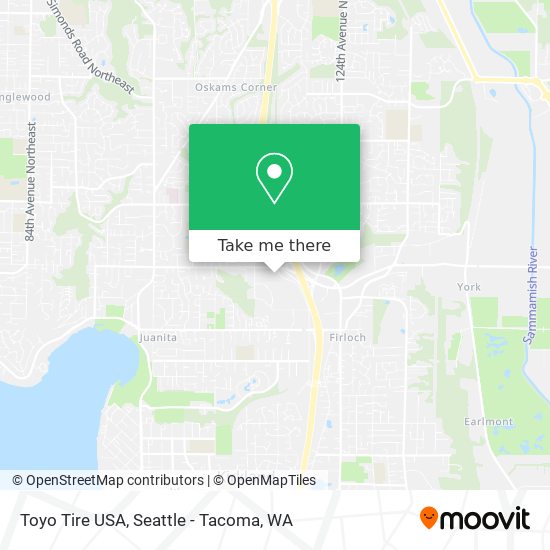 Toyo Tire USA map