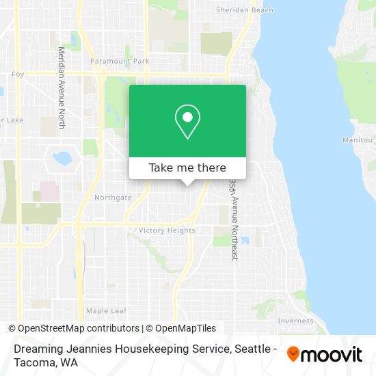 Dreaming Jeannies Housekeeping Service map