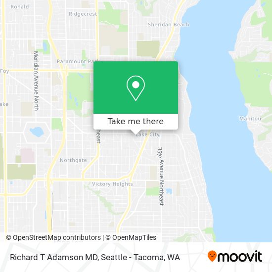 Richard T Adamson MD map
