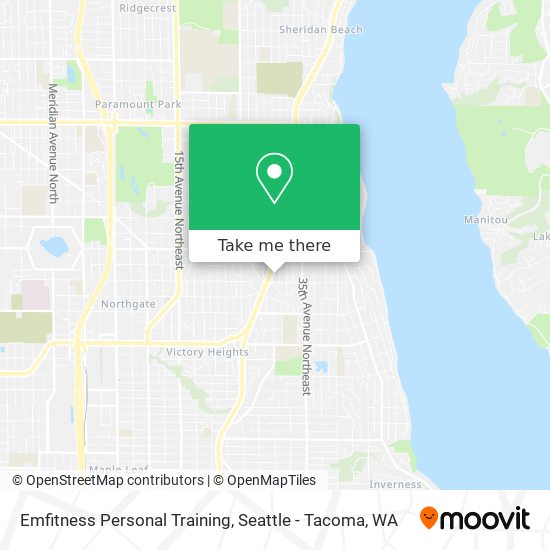 Emfitness Personal Training map