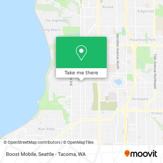 Boost Mobile map