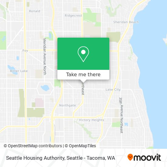 Seattle Housing Authority map