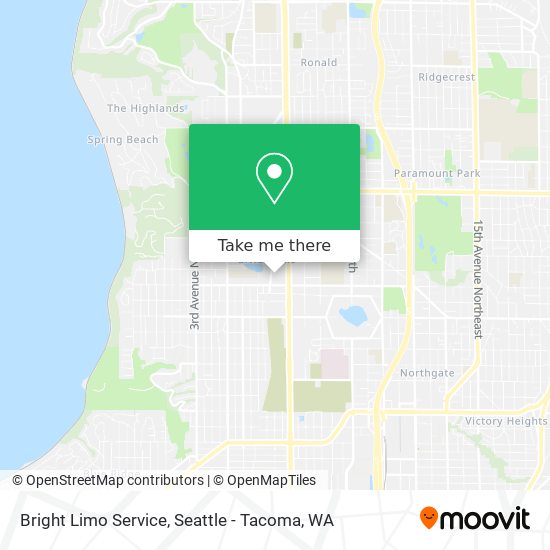 Bright Limo Service map