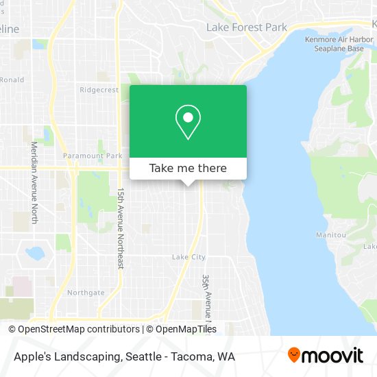 Apple's Landscaping map