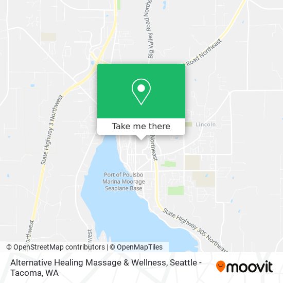 Alternative Healing Massage & Wellness map