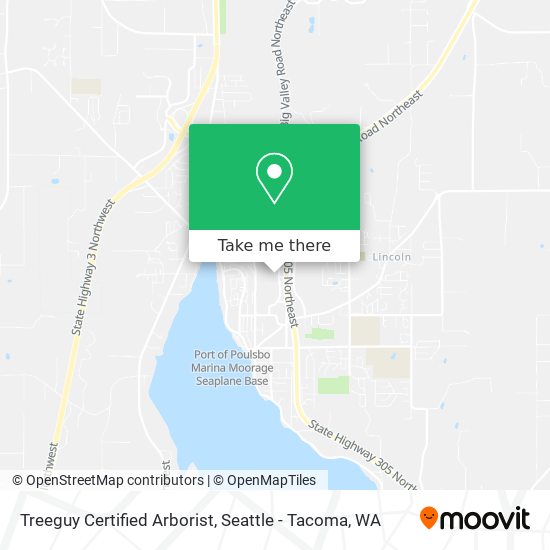 Treeguy Certified Arborist map