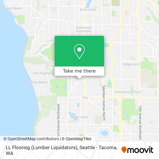 Mapa de LL Flooring (Lumber Liquidators)