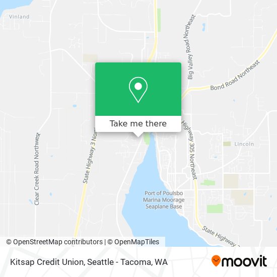 Mapa de Kitsap Credit Union