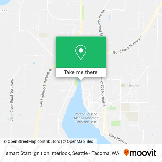 smart Start Ignition Interlock map