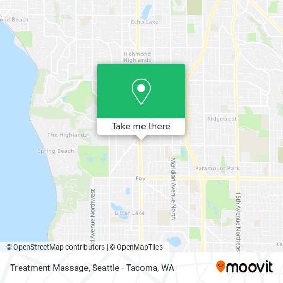 Treatment Massage map