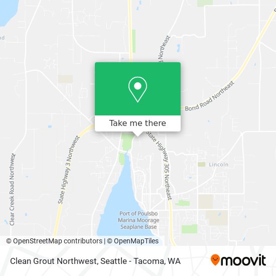 Mapa de Clean Grout Northwest