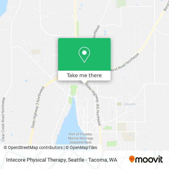 Intecore Physical Therapy map