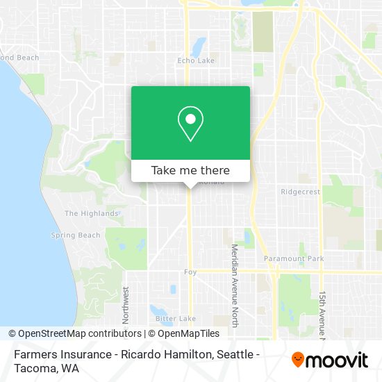 Farmers Insurance - Ricardo Hamilton map