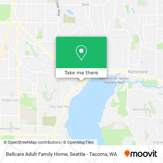 Mapa de Bellcare Adult Family Home