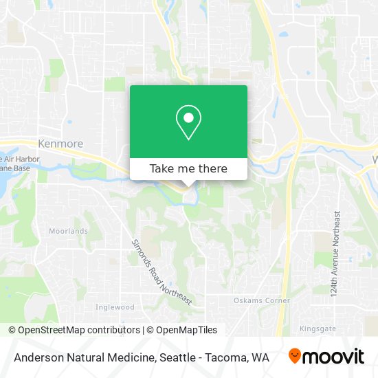 Anderson Natural Medicine map