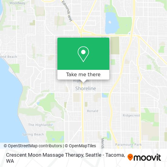 Mapa de Crescent Moon Massage Therapy