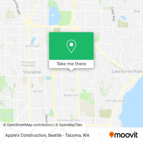 Apple's Construction map