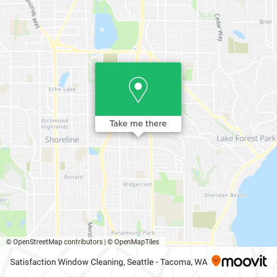 Satisfaction Window Cleaning map