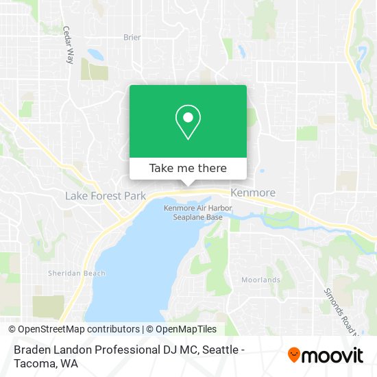 Braden Landon Professional DJ MC map