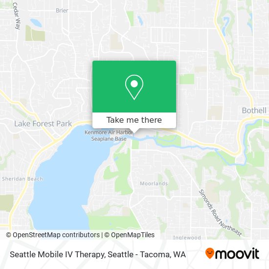 Mapa de Seattle Mobile IV Therapy