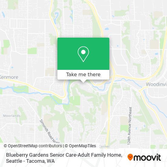 Mapa de Blueberry Gardens Senior Care-Adult Family Home