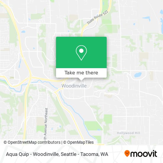 Aqua Quip - Woodinville map