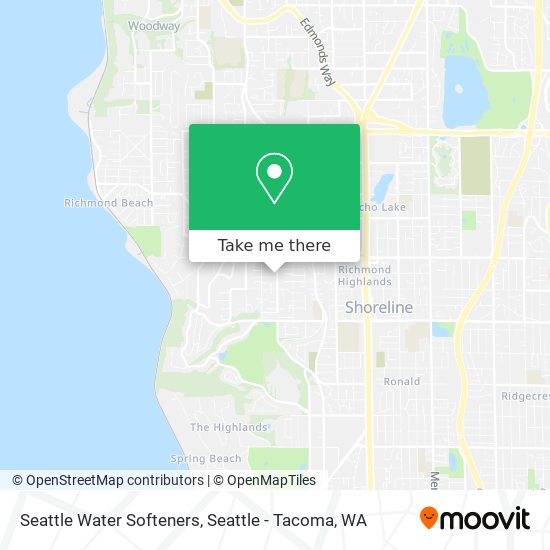 Mapa de Seattle Water Softeners