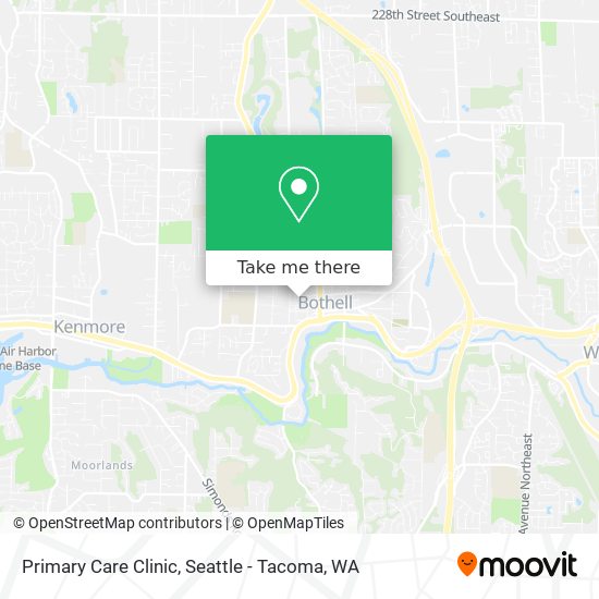 Primary Care Clinic map