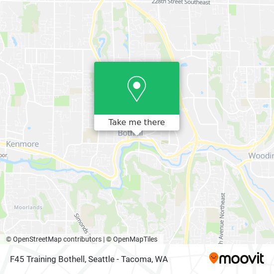 Mapa de F45 Training Bothell