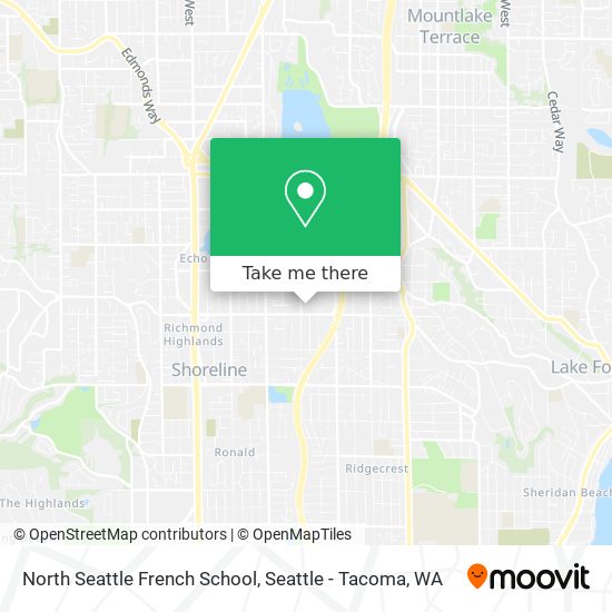 Mapa de North Seattle French School