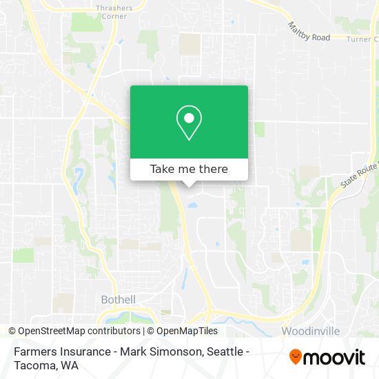 Mapa de Farmers Insurance - Mark Simonson
