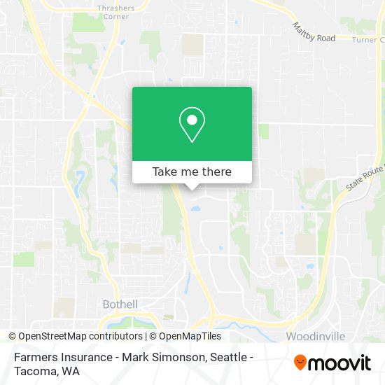 Farmers Insurance - Mark Simonson map