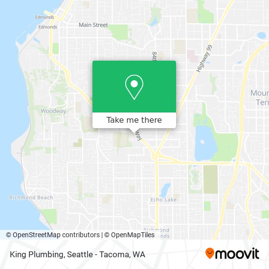 King Plumbing map