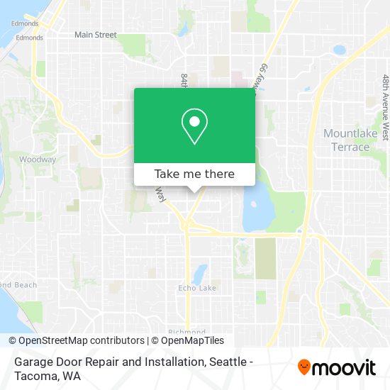 Mapa de Garage Door Repair and Installation