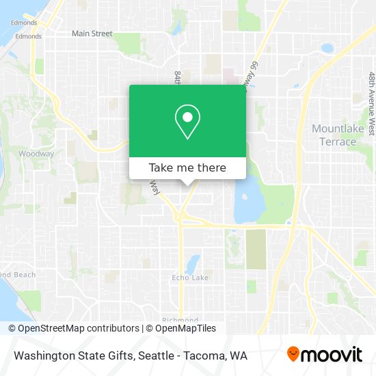 Washington State Gifts map