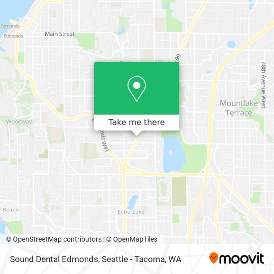 Sound Dental Edmonds map